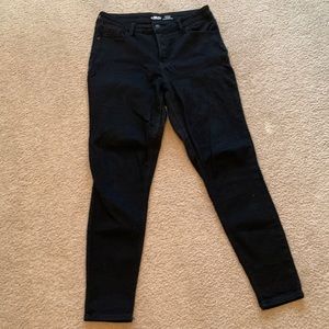 Old navy rock star black jeans